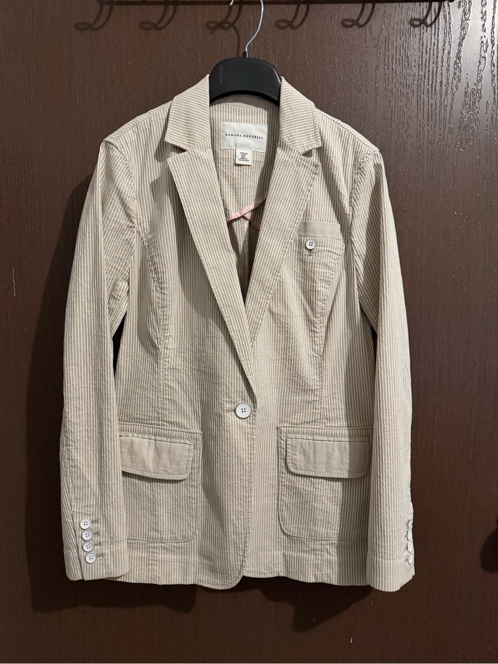 Banana Republic Beige Corduroy Single-Button Blazer Size 6P